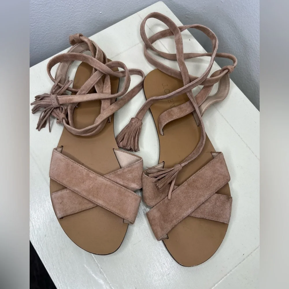 J. Crew Wrap Sandals
